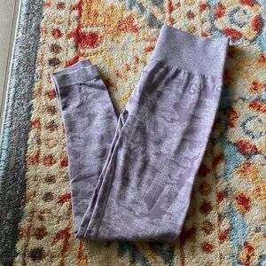 Gymshark camo purple leggings